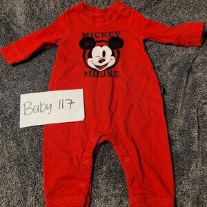 117.  Mickey Mouse Baby Romper